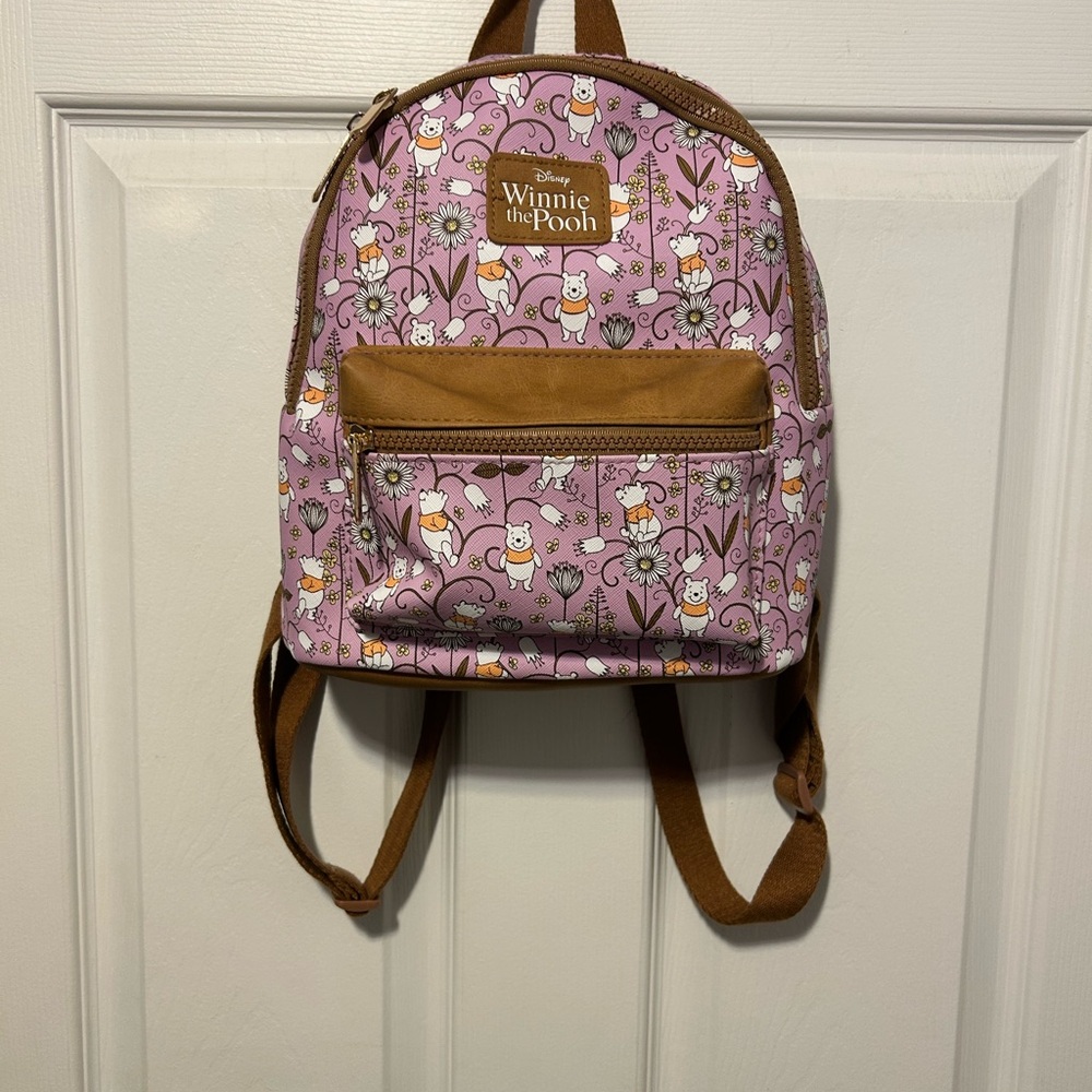 Winnie the Pooh Pink and Brown Mini Backpack